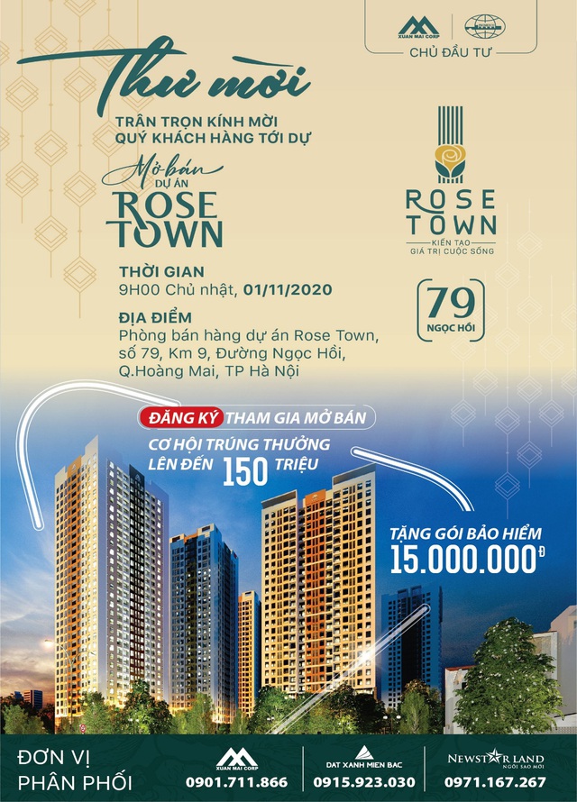 Rose Town mở bán đợt cuối tòa DV2 - Ảnh 2.