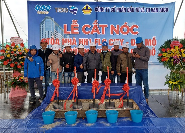 Sự kiện cất nóc chung cư NOXH FLC Garden City Đại Mỗ - Ảnh 1.