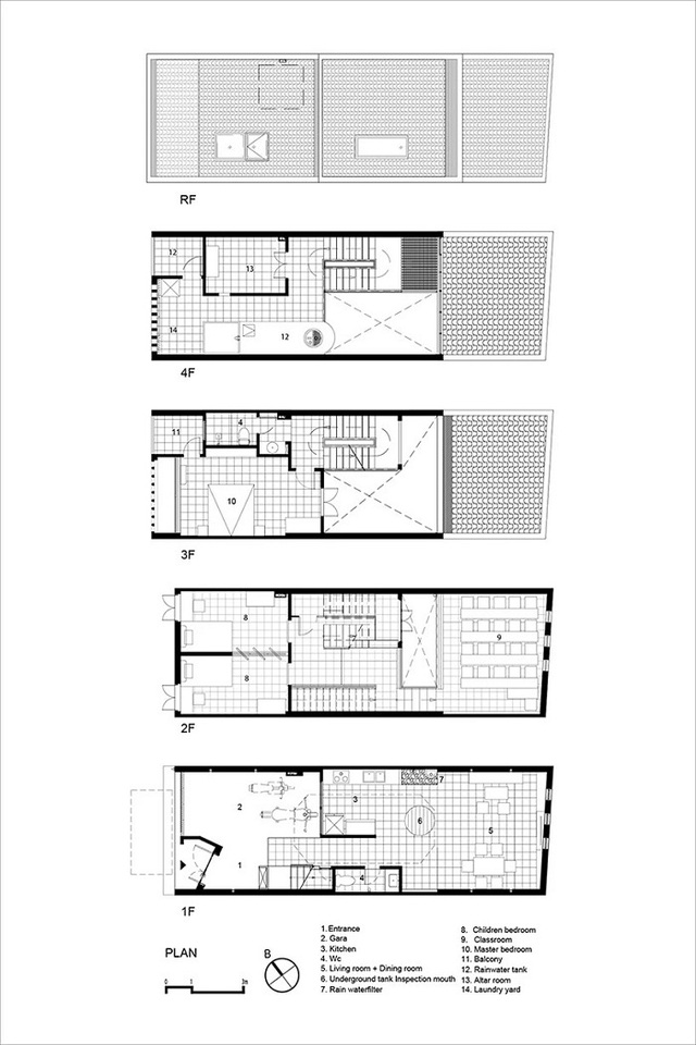 Ngôi nhà phố giản dị ở Hưng Yên sử dụng loạt giải pháp để trữ nước mưa - Ảnh 11.