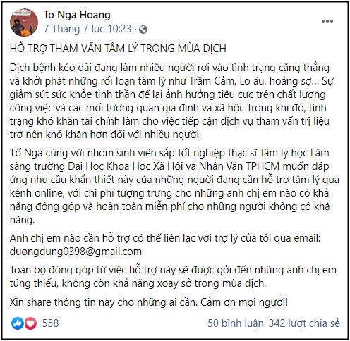 Người Sài Gòn đang rất bối rối thì có một nữ Tiến sĩ tâm lý sẵn sàng chữa lành miễn phí cho những ai đang stress vì bất cứ lý do gì trong mùa dịch - Ảnh 3.