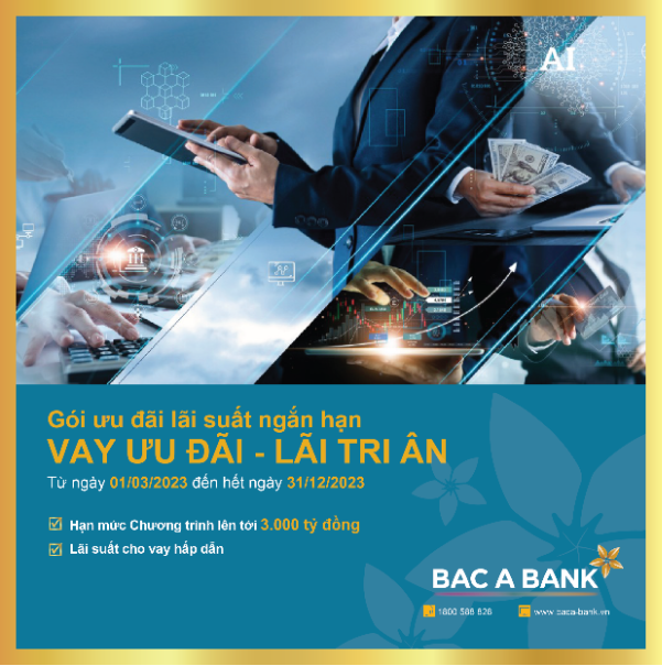 Vay ưu đãi - Lãi tri ân cùng BAC A BANK - Ảnh 1.