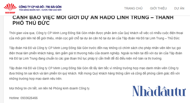 Chủ đầu tư địa ốc ‘đau đầu’ vì bị môi giới giả mạo bán trộm dự án - Ảnh 1.