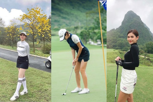 Phong cách trên sân golf của các mỹ nhân Việt: Năng động, đẳng cấp nhưng vẫn cực duyên dáng, hút mọi ánh nhìn, không ít đấng mày râu bị “đánh gục” - Ảnh 30.