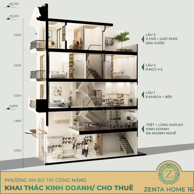 Zenta Home 16 nhà phố khai thác đa dụng ra mắt những căn cuối cùng - Ảnh 1.