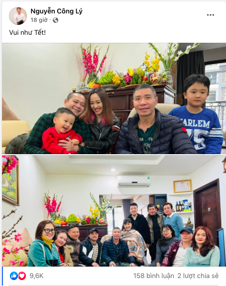 Đến lượt Công Lý đăng ảnh Vân Dung ngày đầu năm, nói đúng 3 chữ mà khiến fan Táo Quân tràn vào - Ảnh 2.