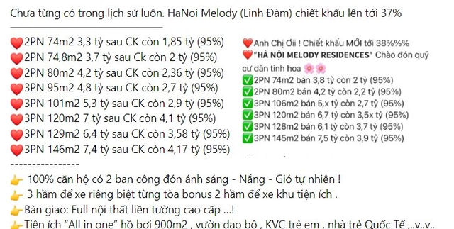 Sốc: Một dự án chung cư ở Hà Nội chiết khấu “khủng”, căn hộ 3,7 tỷ đồng giảm chỉ còn 2 tỷ - Ảnh 1.