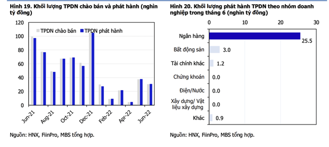 Trái phiếu BĐS có lãi suất cao nhất tháng 6, ngân hàng dẫn đầu về khối lượng phát hành - Ảnh 1.