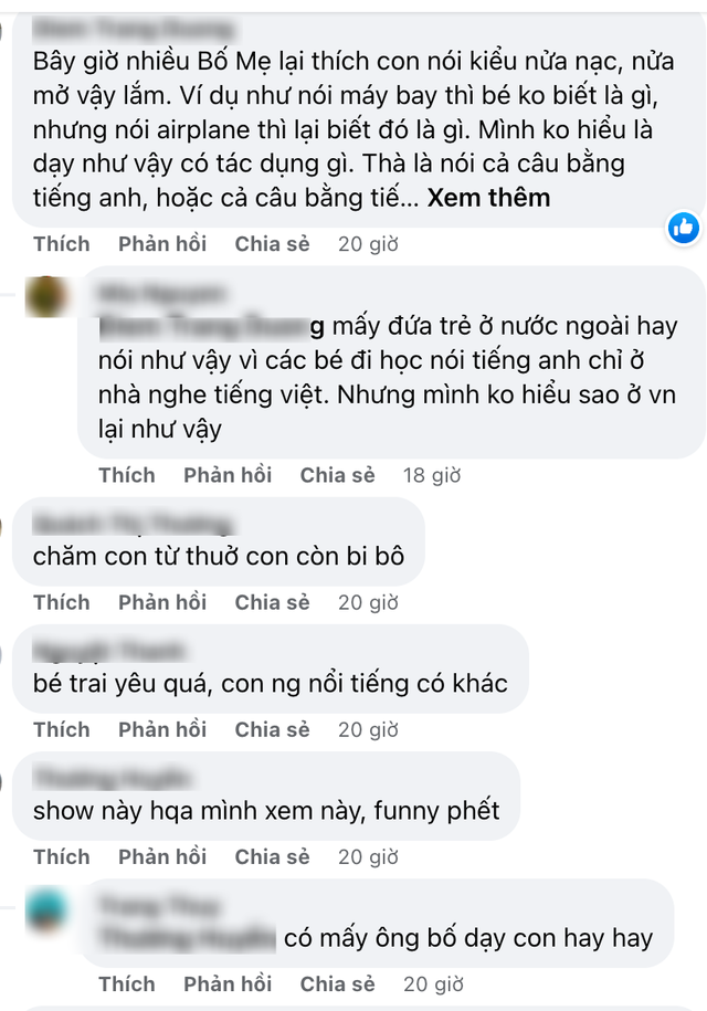Con trai rối loạn ngôn ngữ, đếm “9, 10, eleven”, sao nam Vbiz có cách xử lý nhẹ nhàng, khéo léo nhưng nghiêm khắc khiến ai cũng khen - Ảnh 4.