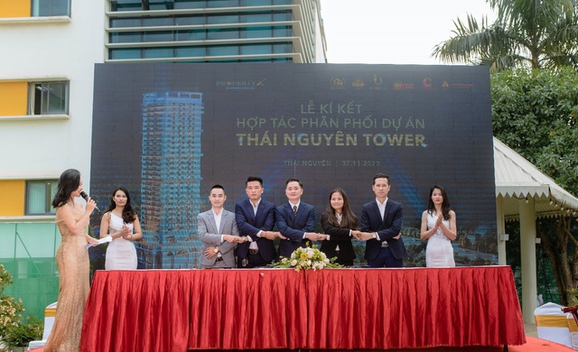 Hàng loạt tên tuổi lớn hội tụ tại Lễ ký kết hợp tác và kick-off bán hàng dự án Thái Nguyên Tower - Ảnh 1.