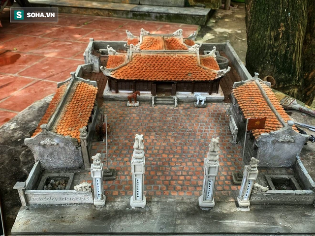 Ông già 9X tái hiện chùa Một Cột, Khuê Văn Các, Đình làng Mông Phụ tí hon sống động như thật - Ảnh 2.