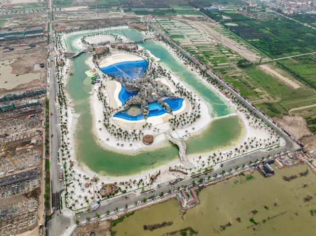 Đột nhập bên trong công trường dự án nóng nhất hiện tại Vinhomes Ocean Park 2 - The Empire - Ảnh 2.