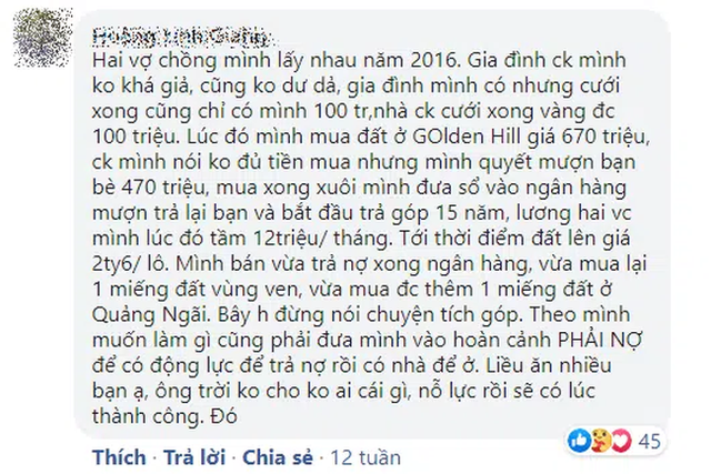 Lương 20 triệu mà 5 năm tiết kiệm vẫn không mua nổi nhà - thực tế của cặp vợ chồng trẻ làm sôi sục quan điểm gia đình thu nhập trung bình có nên gắng sức mua nhà ở các thành phố lớn - Ảnh 3.