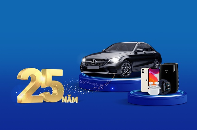 Thanh toán các khoản phí qua thẻ VIB, nhận cơ hội sở hữu xe Mercedes - Ảnh 1.