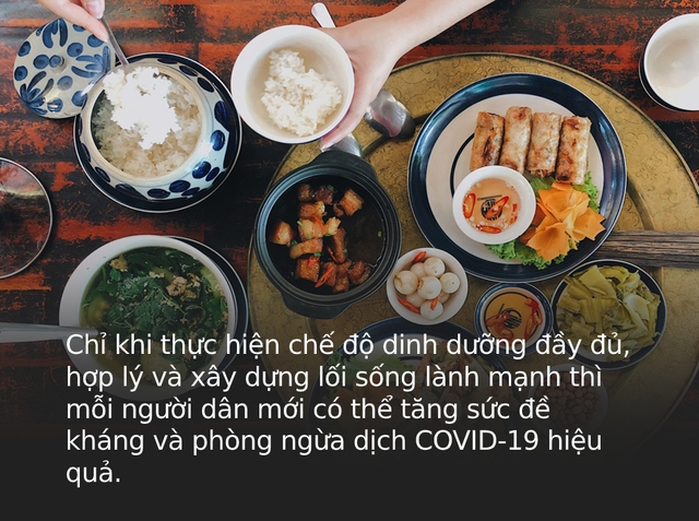 Bộ Y tế khuyến cáo: Chế độ ăn hàng ngày cần áp dụng nguyên tắc 4-5-1 sau đây để tăng sức đề kháng, ngăn ngừa COVID-19 hiệu quả - Ảnh 1.