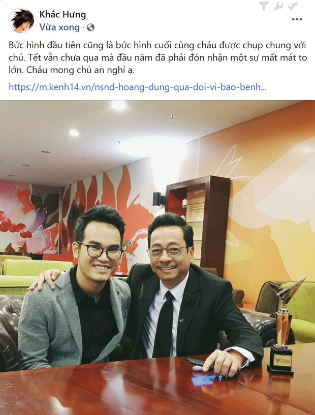 NS Hồng Vân, Quốc Trường và sao Vbiz đau buồn, tiếc thương khi hay tin NSND Hoàng Dũng qua đời - Ảnh 16.