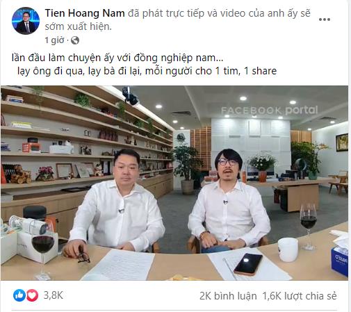 Chủ tịch Hoàng Nam Tiến lần đầu tiên livestream bán hàng “hút khách”, chốt đơn liên tục - Ảnh 1.