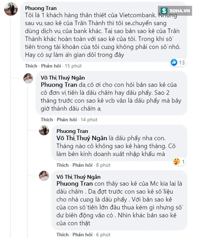 Trấn Thành sao kê tài khoản từ thiện, Fanpage ngân hàng Vietcombank bất ngờ bị tấn công - Ảnh 2.