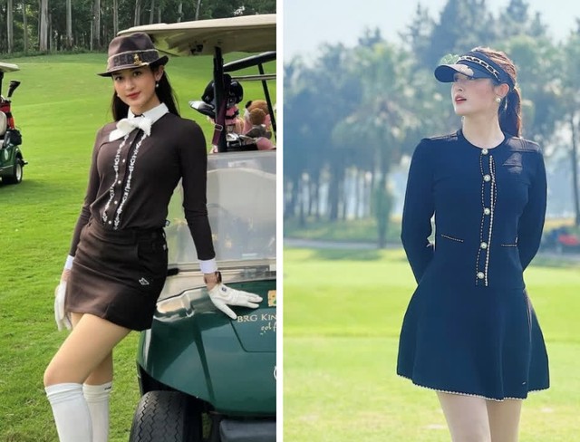 Phong cách trên sân golf của các mỹ nhân Việt: Năng động, đẳng cấp nhưng vẫn cực duyên dáng, hút mọi ánh nhìn, không ít đấng mày râu bị “đánh gục” - Ảnh 18.