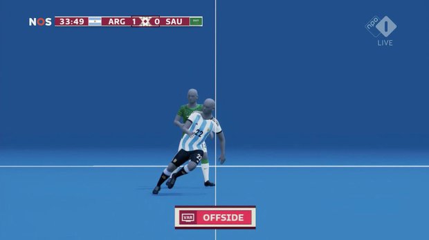 Kỷ lục: Quả bóng bắt việt vị 7 lần, từ chối 3 bàn thắng của Argentina chỉ trong hơn 30 phút - Ảnh 1.