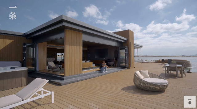 Đôi vợ chồng xây biệt thự nổi 600m2 giữa biển, dùng làm nơi cách ly với thế giới mùa Covid - Ảnh 5.