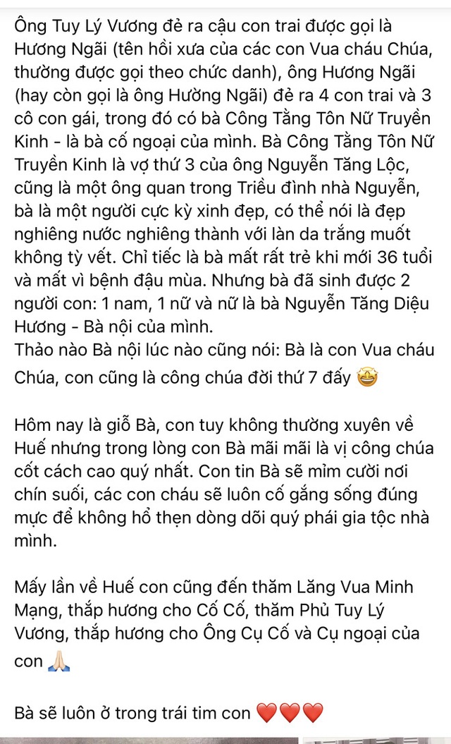 Hà Kiều Anh chính thức lên tiếng và xin lỗi khán giả về ồn ào Công chúa triều Nguyễn - Ảnh 3.