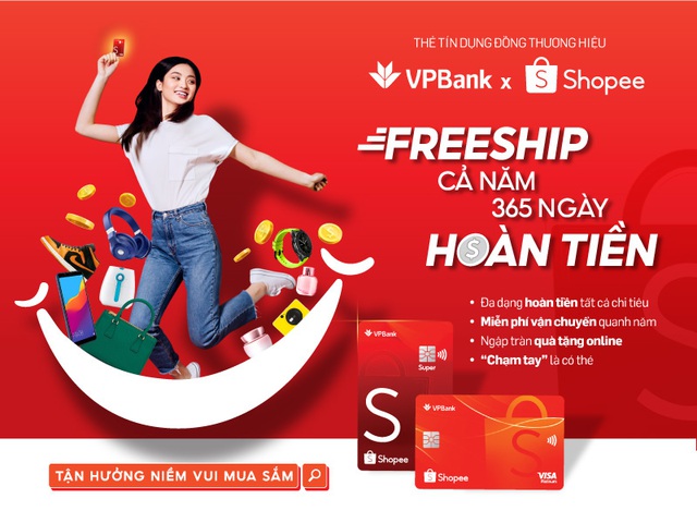 Shopee hợp tác với VPBank và Visa ra mắt “Thẻ tín dụng VPBank Shopee” - Ảnh 1.