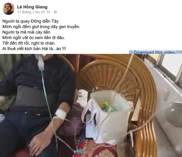 Clip: NS Giang Còi gây hoang mang khi lái xe trong lúc truyền nước, hé lộ tình trạng sức khỏe sau chia sẻ bị ung thư - Ảnh 2.