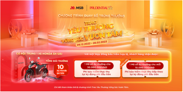 Prudential cùng MSB triển khai chương trình Trao yêu thương – Vững sức vươn tầm - Ảnh 2.