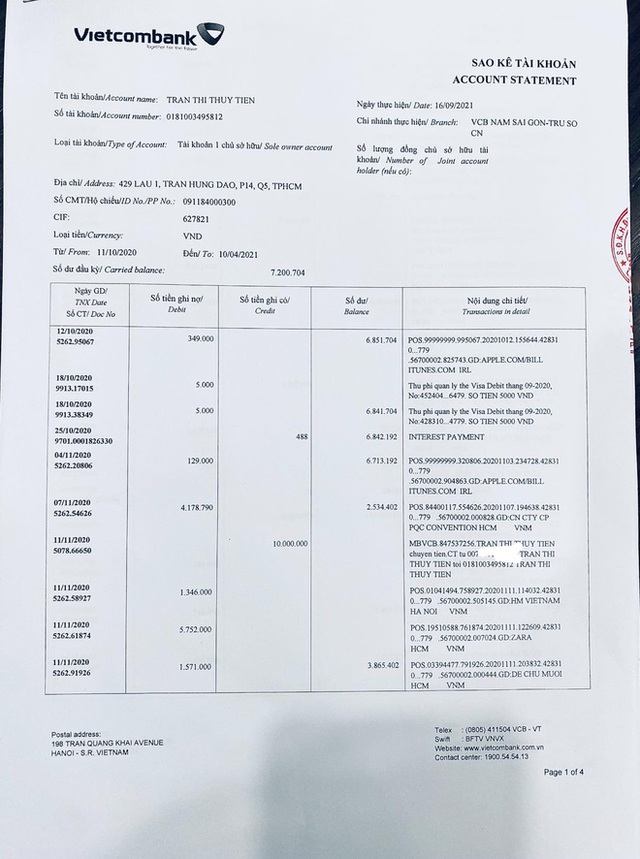  Thuỷ Tiên công bố 18.000 trang sao kê ngân hàng, làm rõ các khoản thu - chi và chốt 1 ý đặc biệt quan trọng - Ảnh 8.