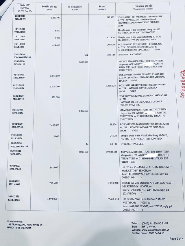  Thuỷ Tiên công bố 18.000 trang sao kê ngân hàng, làm rõ các khoản thu - chi và chốt 1 ý đặc biệt quan trọng - Ảnh 9.