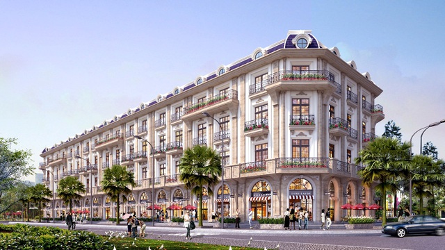 Kiến trúc Chateau (Lâu đài) độc đáo tại Shophouse D. Metropole Hà Tĩnh - Ảnh 1.