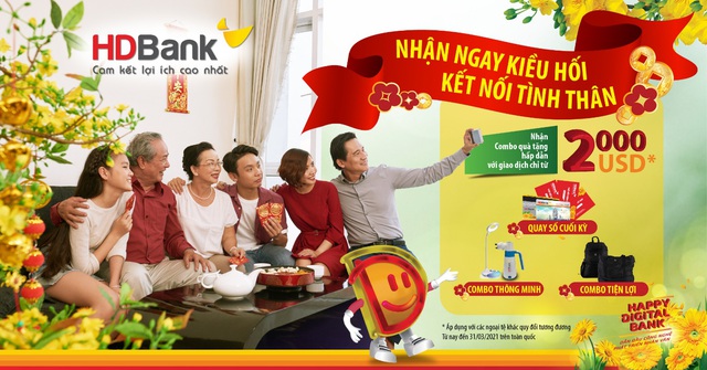 Nhận kiều hối tại HDBank, nhận cơ hội trúng thưởng 20 triệu đồng - Ảnh 1.