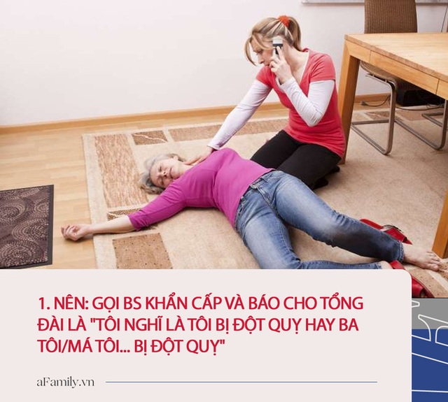 Thấy người bị đột quỵ, bác sĩ chỉ ra 3 điều NÊN LÀM và 3 điều KHÔNG NÊN LÀM để an toàn cho bệnh nhân - Ảnh 1.