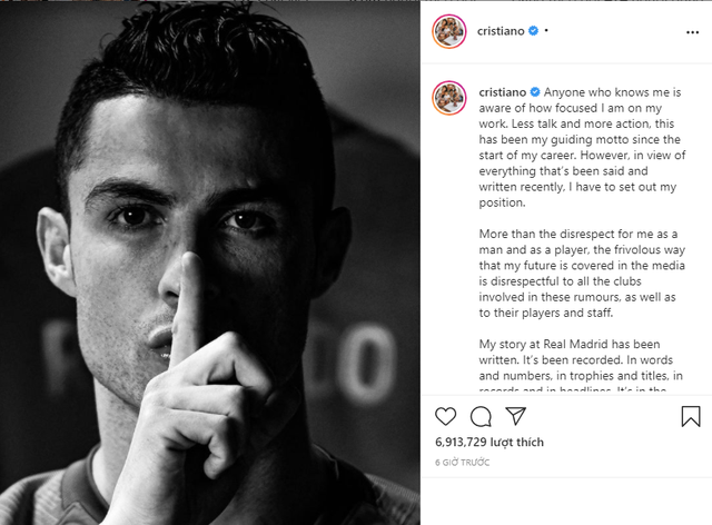 Cristiano Ronaldo tức giận lên tiếng vì những tin đồn thiếu tôn trọng: Tôi không thể cho phép mọi người tiếp tục đùa giỡn với tên của tôi! - Ảnh 1.