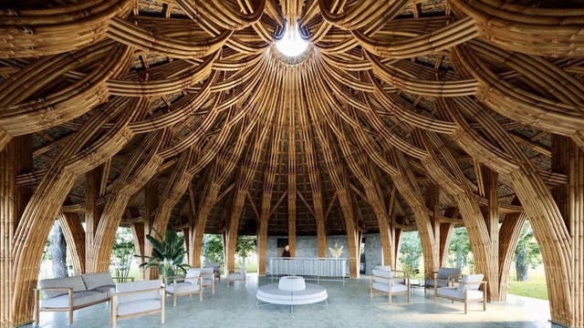 Hồn dân tộc trong ngôi Nhà tre lớn bậc nhất Đông Nam Á tại Vedana Resort - Ảnh 1.