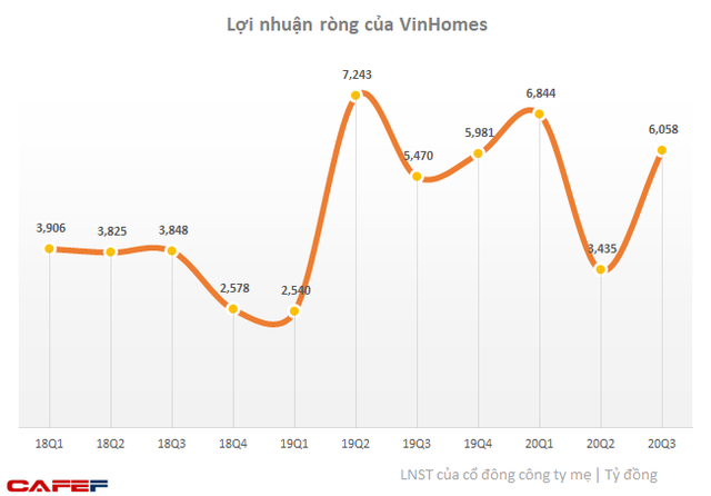 VinHomes: Lãi ròng 9 tháng tăng 7% lên hơn 16.300 tỷ đồng - Ảnh 1.