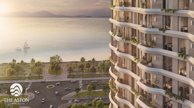 Dáng hình sóng biển Nha Trang tái hiện trong thiết kế The Aston Luxury Residence - Ảnh 1.