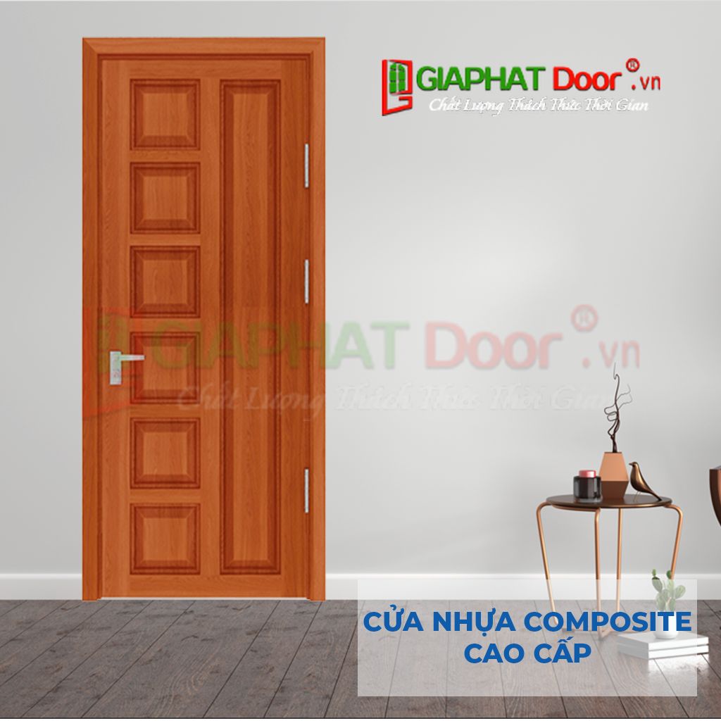 Mẫu cửa nhựa Composite đẹp ô huỳnh 2021