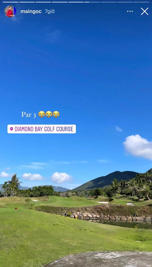 Không giống như các đại gia khác, chồng BTV Mai Ngọc đi chơi golf xa vẫn luôn đưa vợ theo cùng - Ảnh 1.