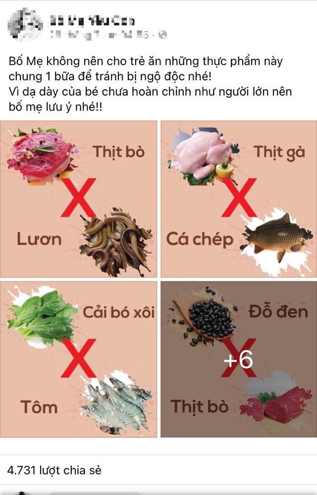 Sự thực về các thực phẩm kỵ nhau được chia sẻ trên mạng, các chuyên gia dinh dưỡng nói gì? - Ảnh 1.