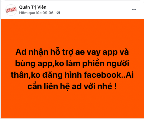 Lập hội quỵt tiền ứng dụng cho vay trên mạng xã hội - Ảnh 2.