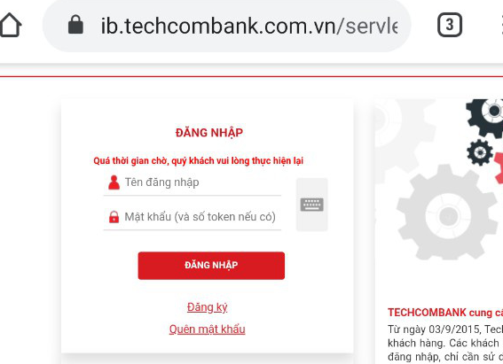 Hệ thống ngân hàng điện tử của Techcombank đã khôi phục, nhưng do giao dịch đông quá nên tiếp tục bị...sập - Ảnh 1.