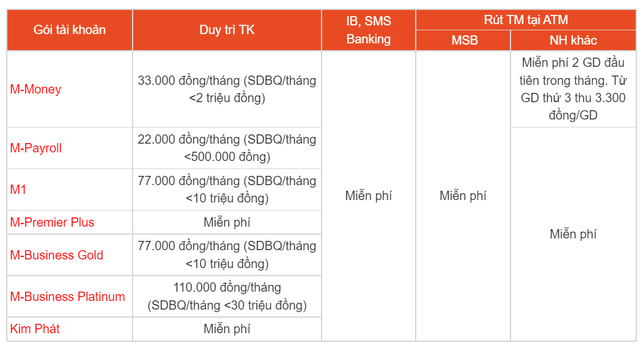 Để bao nhiêu tiền trong tài khoản thì được miễn giảm các loại phí? - Ảnh 2.