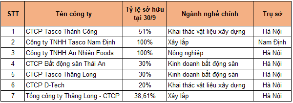 Tasco chuyển nhượng 7 đơn vị thành viên, giá trị thoái vốn tối thiểu 600 tỷ đồng - Ảnh 1.