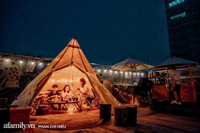 Siêu Hot: Glamping - Cắm trại xa xỉ trên nóc tòa nhà cao nhất Hà Nội, một khung cảnh cam kết đẹp hơn cả trên phim với loạt trải nghiệm siêu thú vị cho cả gia đình - Ảnh 24.