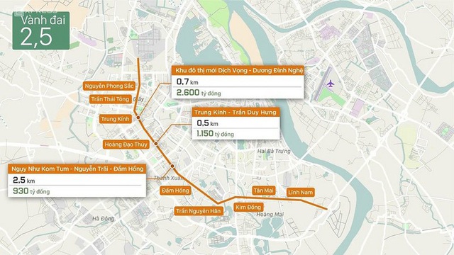 Giải phóng mặt bằng vành đai 2.5 trong năm 2021: Đất Định Công có tạo mặt bằng giá mới? - Ảnh 1.