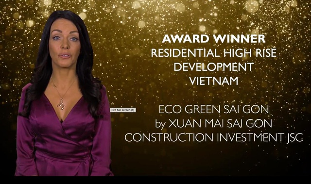 Eco Green Sài Gòn lập hat-trick tại Asia Pacific Property Awards - Ảnh 2.