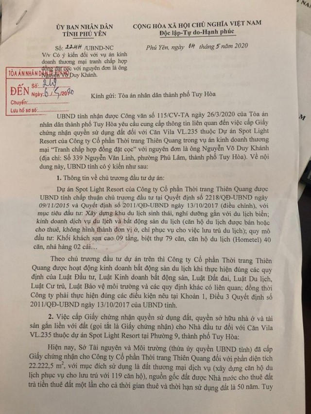 Công an thụ lý đơn tố giác lừa đảo tại dự án Rosa Alba Phú Yên - Ảnh 2.