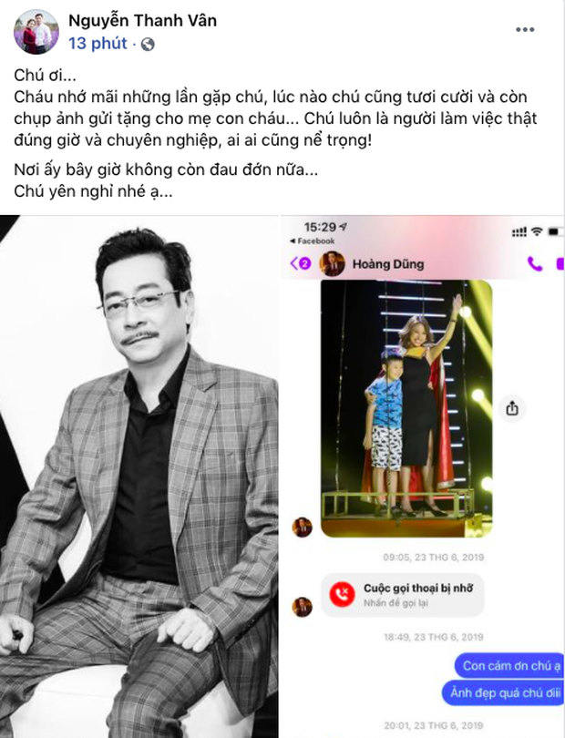NS Hồng Vân, Quốc Trường và sao Vbiz đau buồn, tiếc thương khi hay tin NSND Hoàng Dũng qua đời - Ảnh 6.