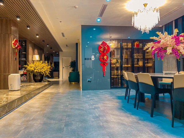 Penthouse ở Vinhomes trang trí Tết: Tổng hết 60 triệu, phòng khách xịn đến mức ngỡ sảnh khách sạn 5 sao - Ảnh 6.